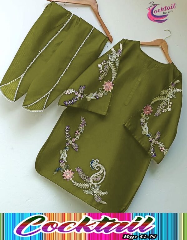 Cotton Tulip Embroidered - Casual Wear