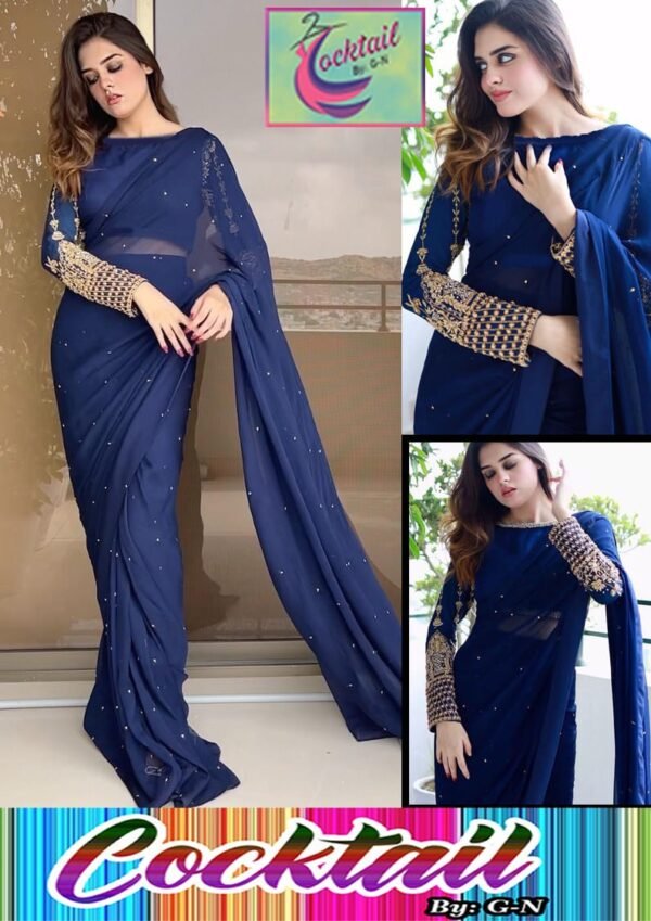 Pearl saree(stitched)