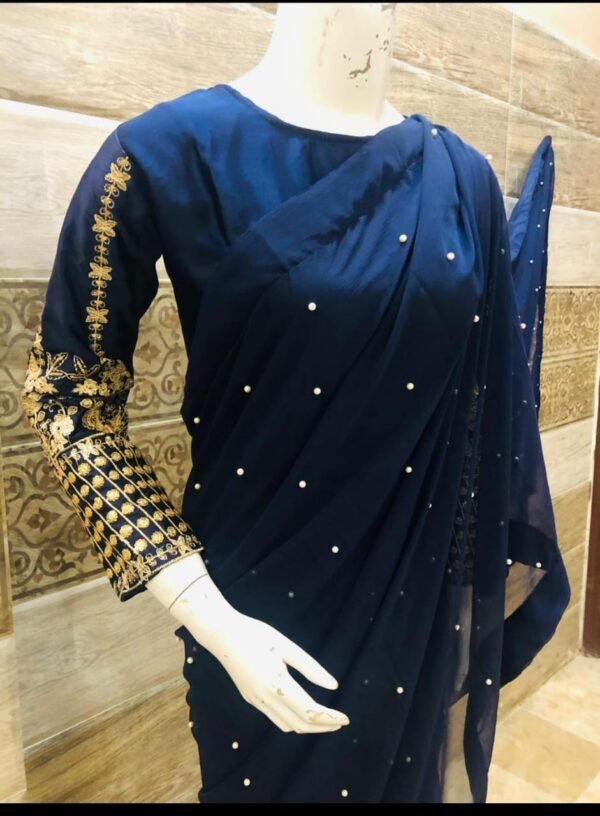 Pearl saree(stitched) - Image 3