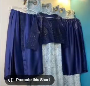 Heavy Silk Saare - Sequence pearls Work all over - Image 2